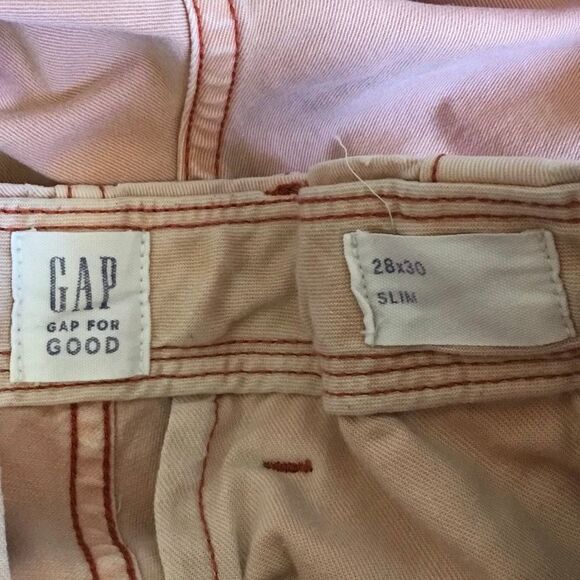 Gap Pink Denim Slim Skinny Leg Jeans Size 28x30 All Season Casual Feminine - Picture 8 of 8